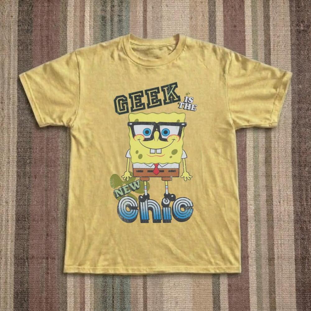 Yellow Spongebob Squarepants Graphic Tee